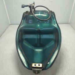 Tanga serbatoio carburante con rubinetto YAMAHA RJ01 4BR 600cc 1999 graffi 