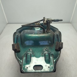 Tanga serbatoio carburante con rubinetto YAMAHA RJ01 4BR 600cc 1999 graffi 