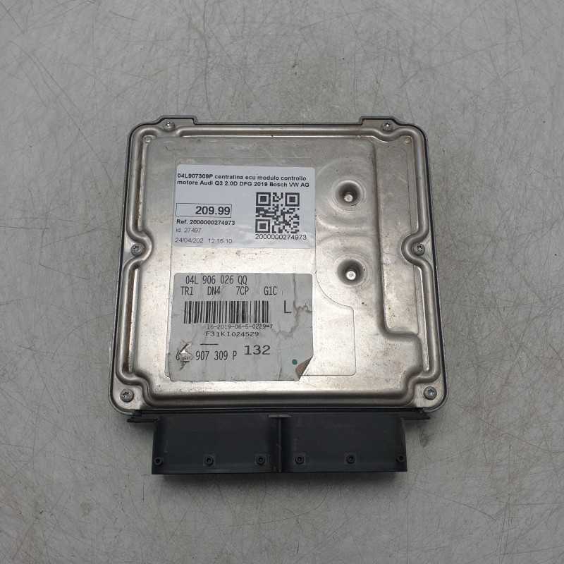04L907309P centralina ecu modulo controllo motore Audi Q3 2.0D DFG 2019 Bosch VW AG