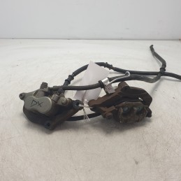 Coppia pinze freno anteriori con tubi YAMAHA RJ01 4BR 600cc 1999 Diversion 