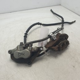 Coppia pinze freno anteriori con tubi YAMAHA RJ01 4BR 600cc 1999 Diversion 
