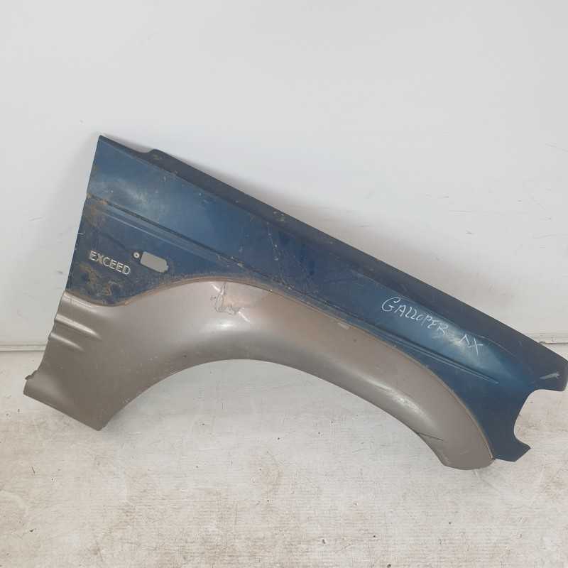 Parafango fianchetto Hyundai Galloper 1999-03 anteriore destro blu petrolio con finitura esterna