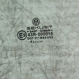 43R-000015 vetro ascendente finestrino VW Polo 9N MK4 2001-09 posteriore si