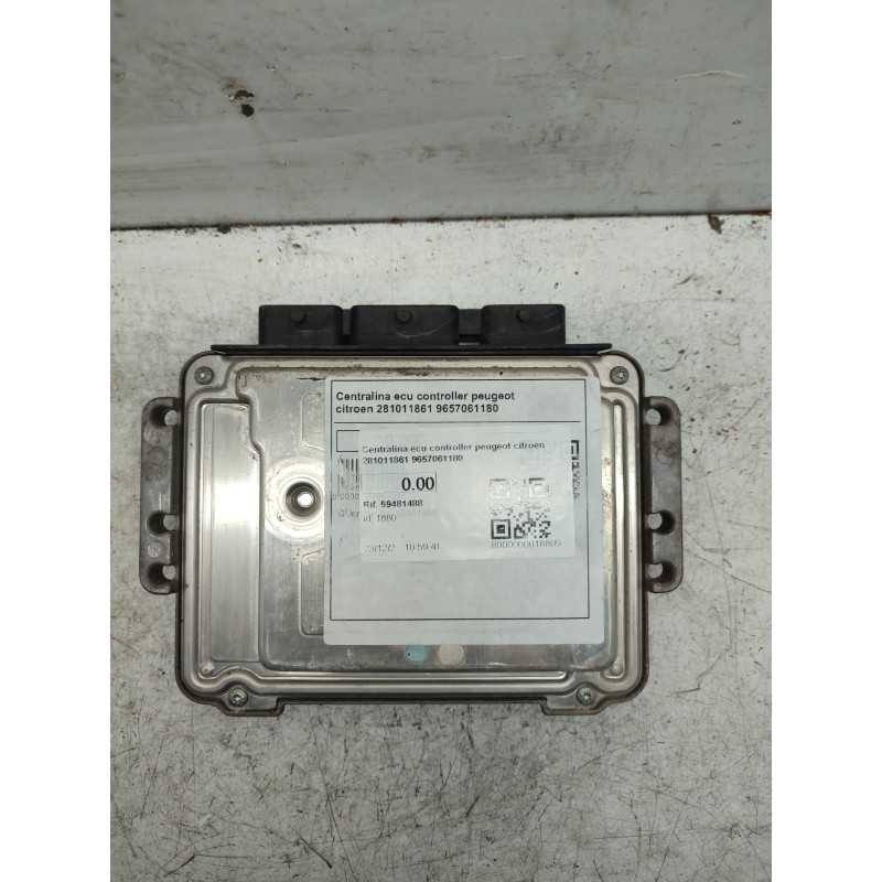 9657061180 CENTRALINA MOTORE PEUGEOT 206 1.4 HDI 2001-09 BOSCH 0281011861