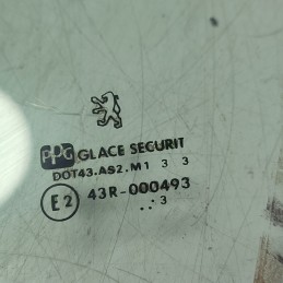 43R-000493 Vetro ascendente finestrino ant sx Peugeot 306 1993-2002
