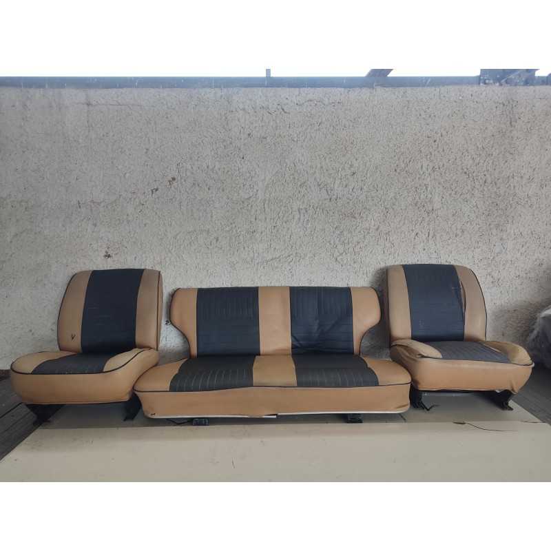 TAPPEZZERIA sedili interni COMPLETA CON PANNELLI FIAT 127 MK2 3 PORTE POS PIANO1