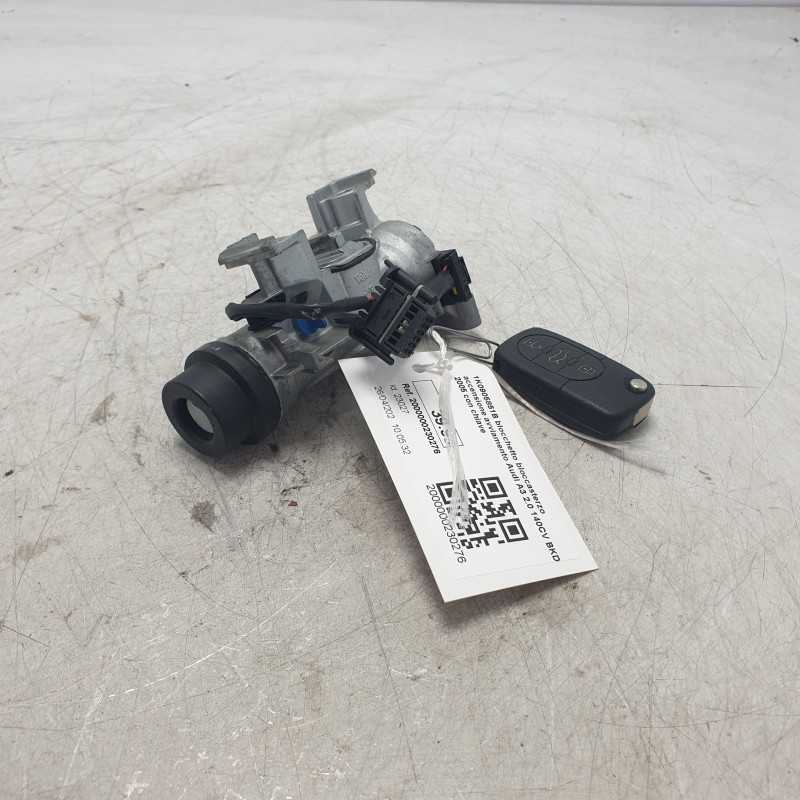 1K0905851B blocchetto bloccasterzo accensione avviamento Audi A3 2.0 140CV BKD 2005 con chiave