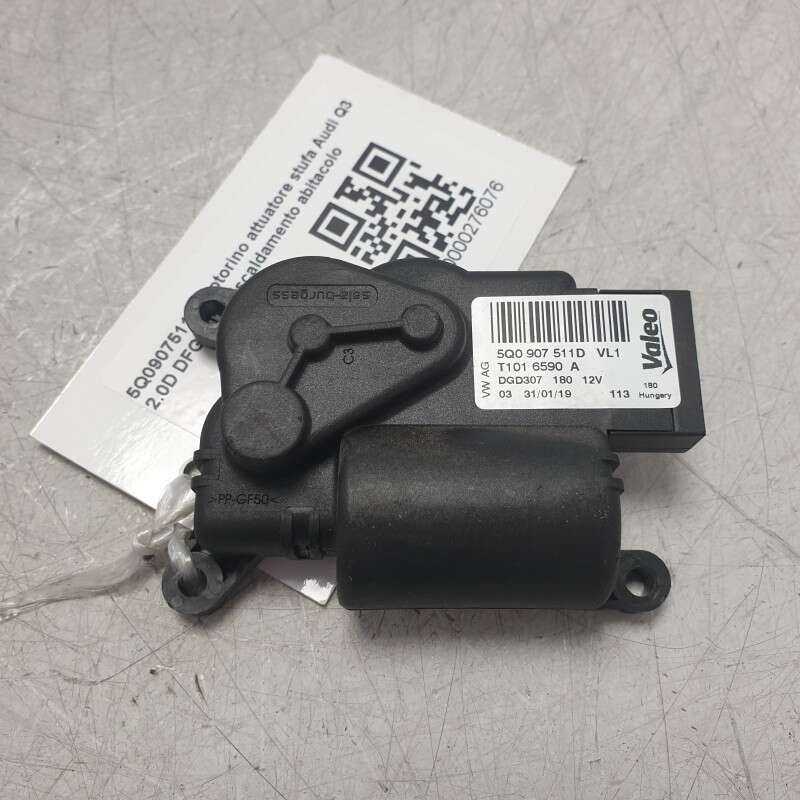 5Q0907511D motorino attuatore stufa Audi Q3 2.0D DFG 2019 riscaldamento abitacolo