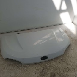 311023 cofano motore anteriore Ligier Duè Microcar 6kw 8cv 45km/h 2020-24 bianco 1099 leggera crepa lato sx