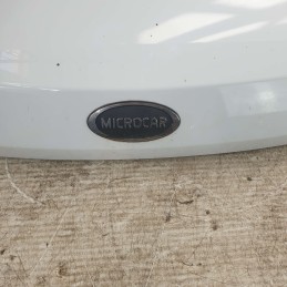 311023 cofano motore anteriore Ligier Duè Microcar 6kw 8cv 45km/h 2020-24 bianco 1099 leggera crepa lato sx
