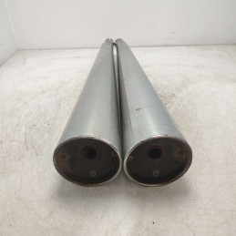 Coppia terminali scarico marmitte silenziatori Suzuki GS 400 38KW 1984 Sito vintage