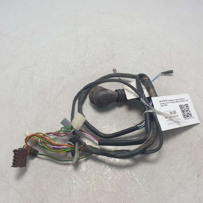 9616760780 Cablaggio impianto elettrico portiera ant sx Peugeot 205 automatico 1.6b BDY 2000