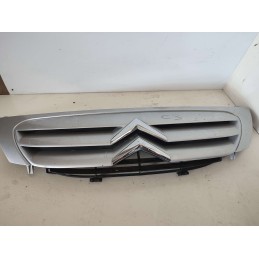 MASCHERINA CALANDRA CITROEN C3 ANNO 2006 9653053777 GRIGIO CHIARO USATA POS P1B41