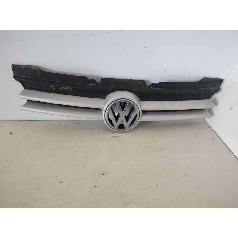 MASCHERINA CALANDRA VOLKSWAGEN GOLF 4 IV 1997-04 1E0853655 GRIGIO CHIARO USATA POS P1B36