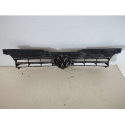 MASCHERINA CALANDRA VOLKSWAGEN GOLF 4 IV 1997-04 1E0853655 GRIGIO CHIARO  USATA POS P1B36 