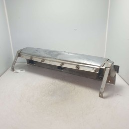 Paraurti griglia cromato centrale posteriore Mitsubishi Pajero III V60-70 4X4 1999-06 con ammaccatura