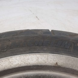 Cerchio in lega ruota post Kymco People S 200cc 2007 E 16x3.00 F417 Boamax pneumatico consumato 120/80-16