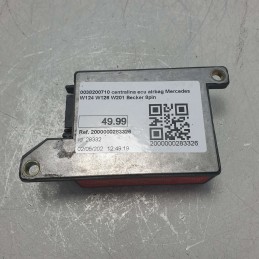 0038200710 centralina ecu airbag Mercedes W124 W126 W201 Becker 8pin