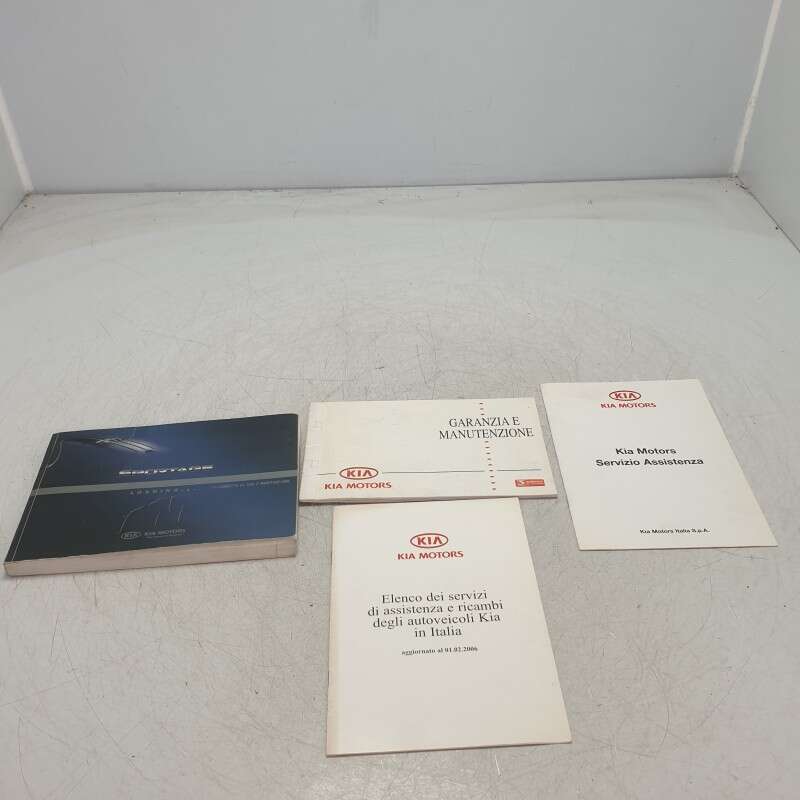 Manuale uso e manutenzione originale Kia Sportage 2.0d D4EA 2007 in italiano