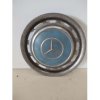 COPRI CERCHIO COPPA COPPETTA BORCHIA IN ACCIAIO MERCEDES W114 ANNI 70 COLORE TURCHESE 