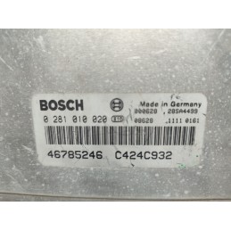 46785246 CENTRALINA MOTORE ALFA ROMEO 156 JTD 932 BOSCH 0281010020 