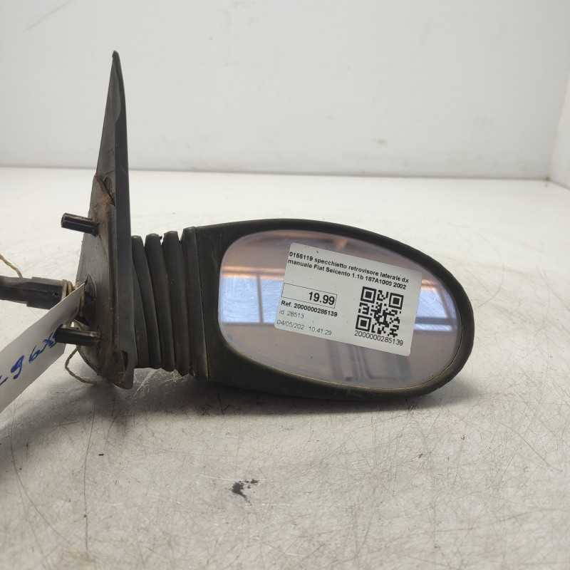 0155119 specchietto retrovisore laterale dx manuale Fiat Seicento 1.1b 187A1000 2002