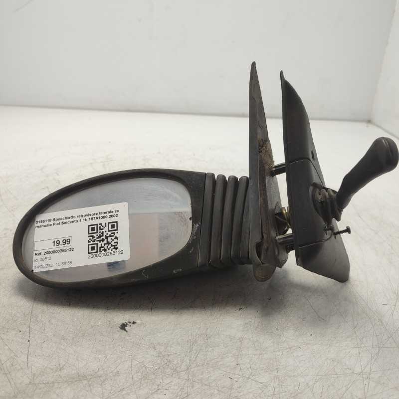 0155118 Specchietto retrovisore laterale sx manuale Fiat Seicento 1.1b 187A1000 2002