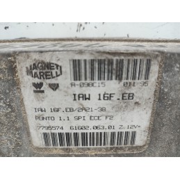 7795574 CENTRALINA MOTORE FIAT PUNTO I 176 1.1  1993-99 MAGNETI MARELLI IAW16FEB 