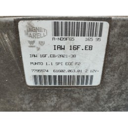 7795574 CENTRALINA MOTORE FIAT PUNTO 1.1 MAGNETI MARELLI IAW16FEB 