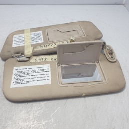 Alette pantine coppia parasole dx sx Hyundai Getz 1.5g D3EA 2005