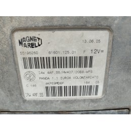 55196260 CENTRALINA MOTORE FIAT PANDA 2 169 MAGNETI MARELLI IAW4AFSS 