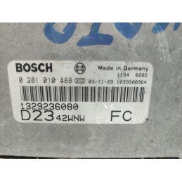 CENTRALINA MOTORE FIAT DUCATO 2.3 MJT 2001-06 BOSCH 0281010488 D23 1329236080 USATA