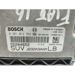 CENTRALINA MOTORE FIAT SEDICI 1.9 MJT 8V BOSCH 0281012992 SUV 55204652 USATA