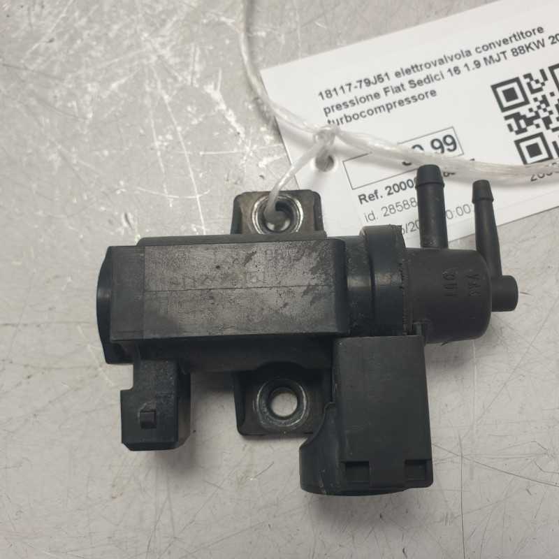 18117-79J51 elettrovalvola convertitore pressione Fiat Sedici 16 1.9 MJT 88KW 2009 turbocompressore