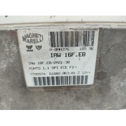 7795574 CENTRALINA MOTORE FIAT PUNTO 176 1.1 MAGNETI MARELLI IAW16FEB 