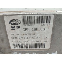 CENTRALINA MOTORE FIAT PUNTO I 176 1993-99 LANCIA Y 1.1 8V MAGNETI MARELLI IAW16FEB 46480662 