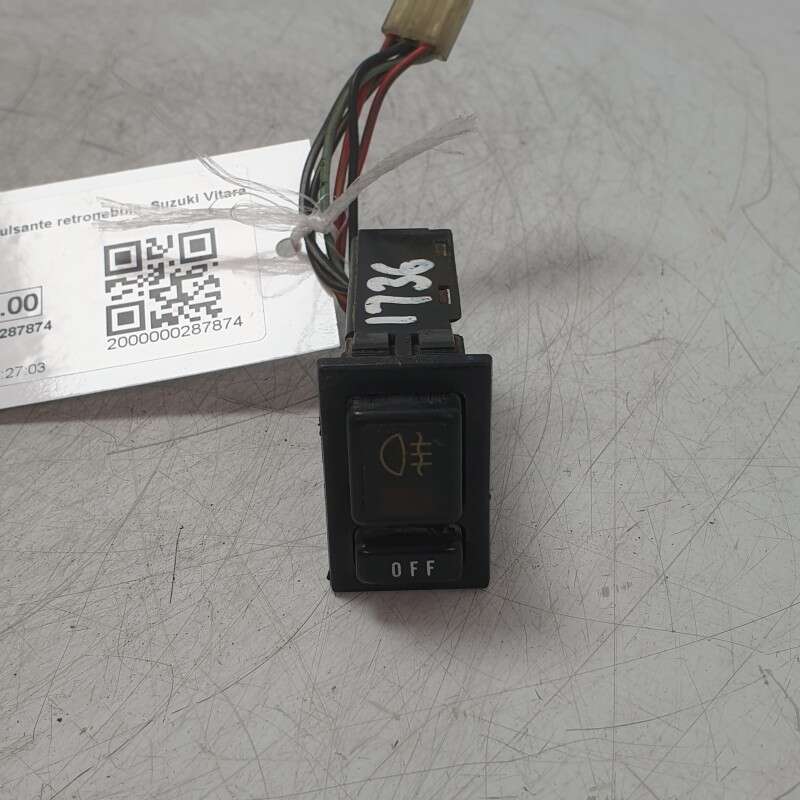 Interruttore pulsante retronebbia Suzuki Vitara 4x4 1988