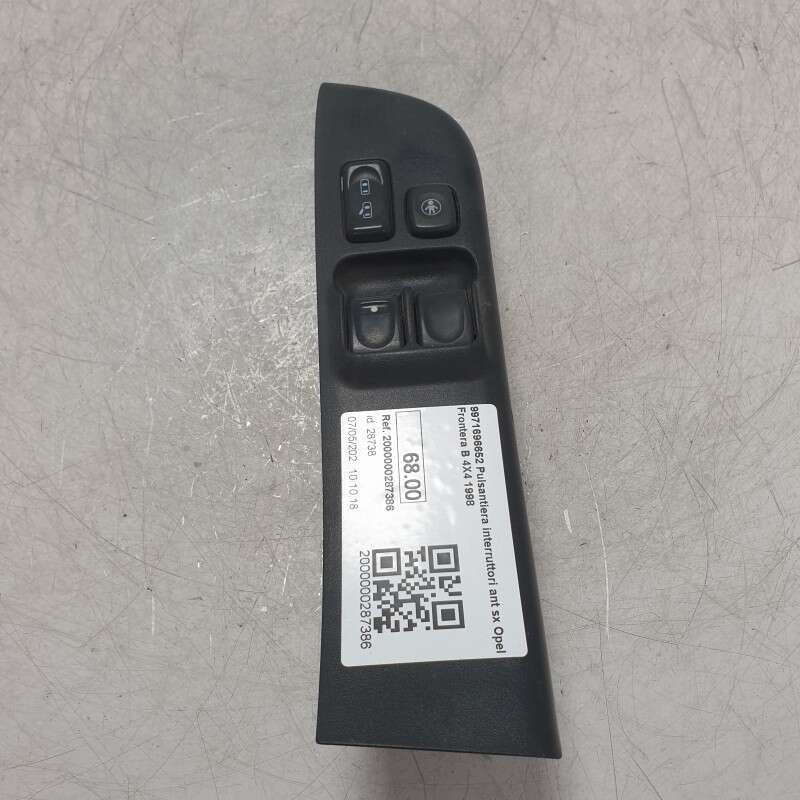 9971696652 Pulsantiera interruttori ant sx Opel Frontera B 4X4 1998