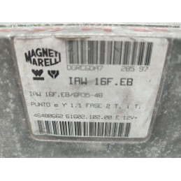 CENTRALINA MOTORE FIAT PUNTO I 176 1993-99 LANCIA Y 1.1 MAGNETI MARELLI IAW16FEB 46480662 