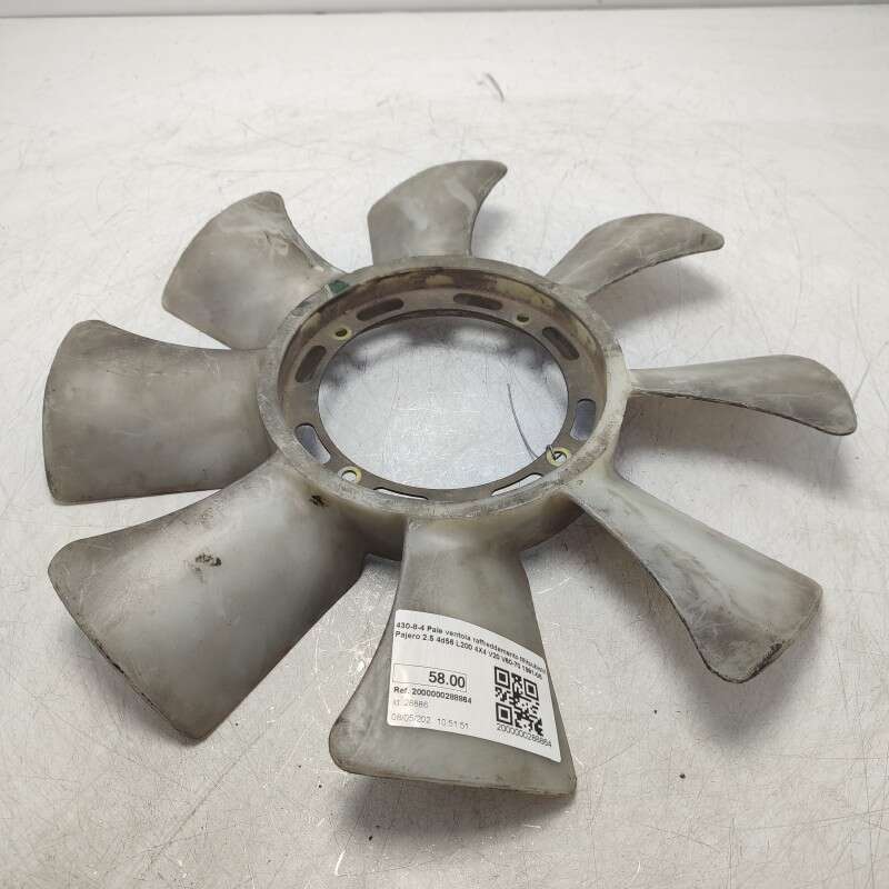 430-8-4 Pale ventola raffreddamento Mitsubishi Pajero 2.5 4d56 L200 4X4 V20 V60-70 1991-06