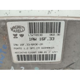 CENTRALINA MOTORE FIAT PUNTO I 176 1993-99  1.2 MAGNETI MARELLI IAW16F33 46534749 