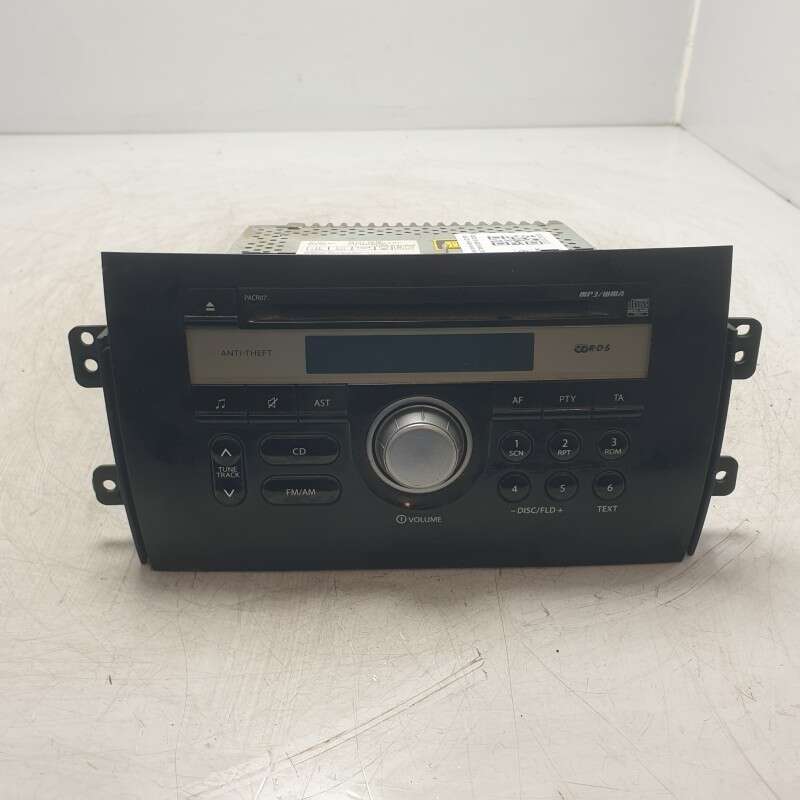 39101-79JB autoradio stereo lettore CD MP3 Fiat Sedici 16 1.9 MJT 88KW 2009 NO CODICI colore nero