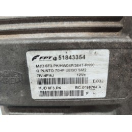 CENTRALINA MOTORE FIAT GRANDE PUNTO 199 1.3 MJT 16V 75CV 2005 MAGNETI MJD6F3PK 51843354 