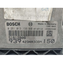 CENTRALINA MOTORE ALFA ROMEO 159 1.9 JTD BOSCH 0281013138 51812906 USATA