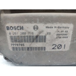 CENTRALINA MOTORE AUTOBIANCHI Y10  1985-89 1.0 FIRE BOSCH 0261200716 7778785 