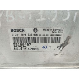 CENTRALINA MOTORE LANCIA LYBRA 1.9 JTD 2003 BOSCH 0281010338 55186487 