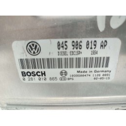  045906019AP CENTRALINA MOTORE VOLKSWAGEN POLO 1.4 TDI III 6N 1994-03 BOSCH 0281010865