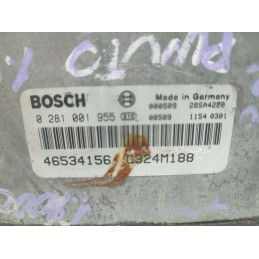 CENTRALINA MOTORE FIAT PUNTO 2° SERIE 188 1.9 DIESEL 1999-03 BOSCH 0281001955 46534156 