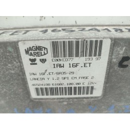 CENTRALINA MOTORE LANCIA Y 1.2 I SERIE 1995-03  8V MARELLI IAW16FET 46524188 