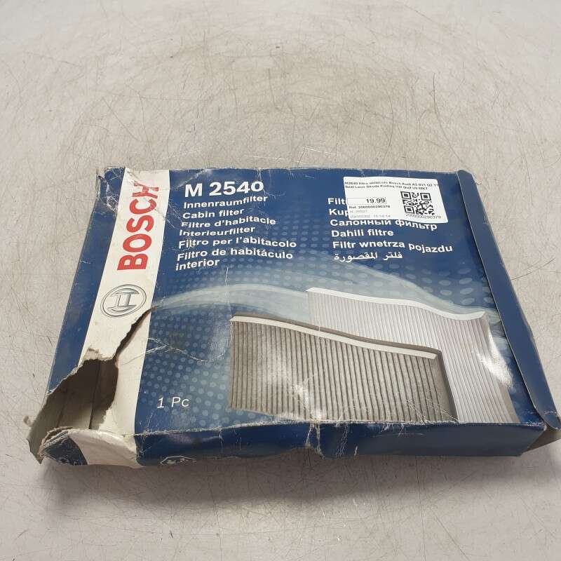 M2540 filtro abitacolo Bosch Audi A3 8V1 Q2 TT Seat Leon Skoda Kodiaq VW Golf VII MK7